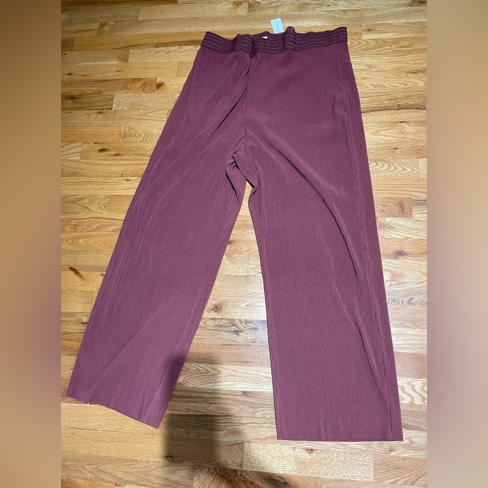 Penningtons Wide Leg Rib Textured Pants 4X